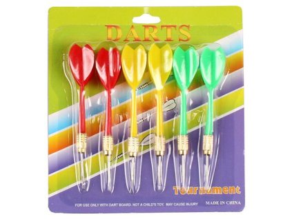 Multicolor sada šípok balenia 1 sada