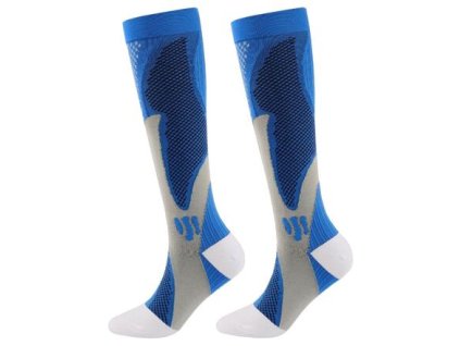 Quần áo nén đầu gối Racer màu xanh cỡ XL