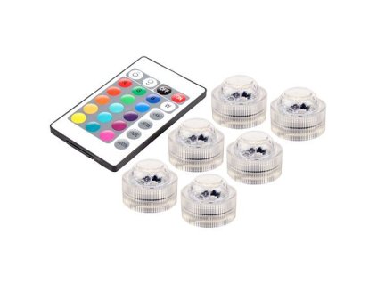 LED RC Light 6 ponorná světla balení 1 sada