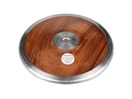 Club wooden disc with a cast iron frame, weight 1.5 kg