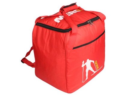 Ski Rucksack taška na helmu a lyžáky červená balení 1 ks