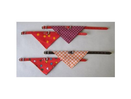 Obojek podšitý + šátek 60x2,5cm