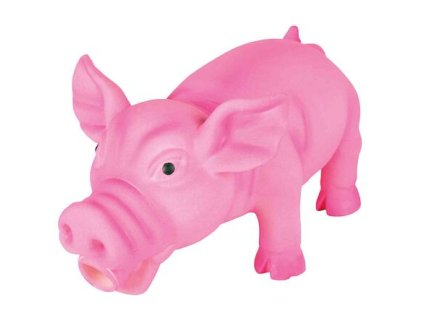 Grunzendes MINI-Schwein, Latex 17 cm