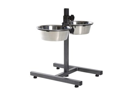 Hundebar, Höhe 40 cm, 2 Näpfe 1,8 l/21 cm