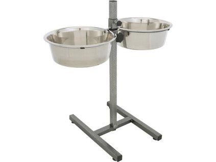 Drążek dla psa wys. 60cm, 2 miski 4,5l/29cm