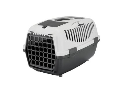 Thùng vận chuyển CAPRI II, XS-S: 37x34x55cm (tối đa 8kg) - xám đậm/xám nhạt