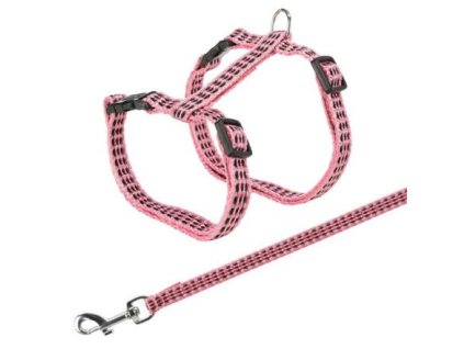 Reflective harness with cat leash 22-42cm/10mm 1.2m