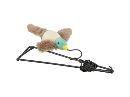 Vịt bay nhồi bông trên dây cao su 13 cm, gắn vào khung cửa