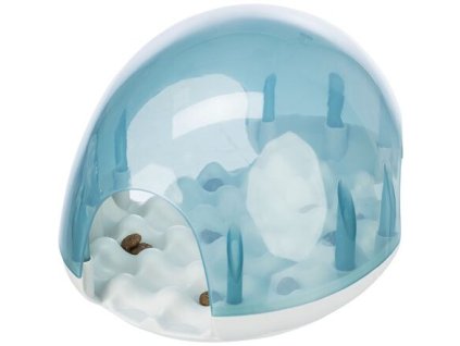 Hoạt động cho mèo SLOW FEED - hộp đựng đồ ăn, 3 lối vào 19x13x14cm