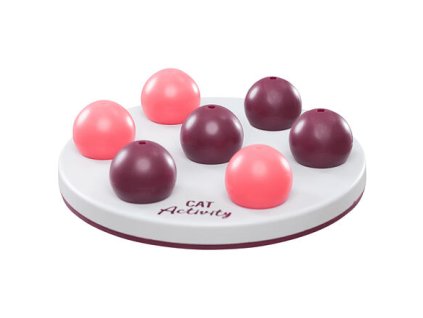 Zajęcia dla kotów SOLITAIRE - zabawna tablica z 7 kulkami 20 cm