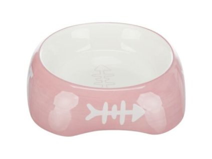 Keramikschale 200 ml/13 cm – KATZE + Fischskelett