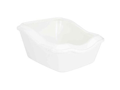 WC with rim, raised rear part 45x21(29)x54cm, - white