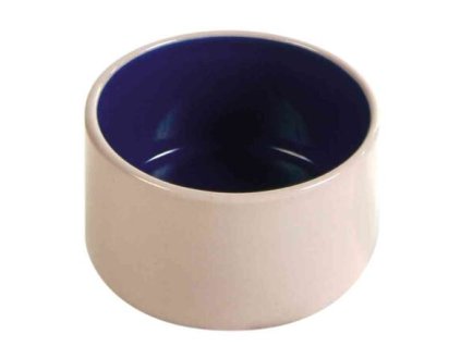Keramikschale mit Glasur 100 ml/7 cm – beige/blau TRIXIE