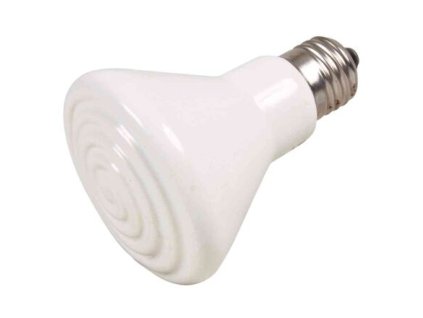 Ceramic Infrared Heat Emitter (RP 2,10 Kč) (Provedení ø 75 × 100 mm, výkon: 100 W, objem terária: 100-15)