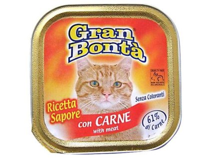 GRAN BONTA pate with beef for cats 100g