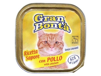 Pate GRAN BONTA thịt gà cho mèo 100g