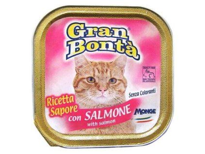 GRAN BONTA paštika s lososem pro kočky 100 g