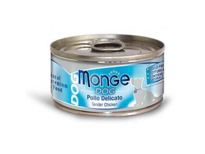 MONGE DOG NATURAL křehké kuřecí maso pro psy 95 g