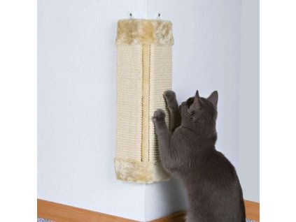 Corner wall scratcher 23x49cm, - beige