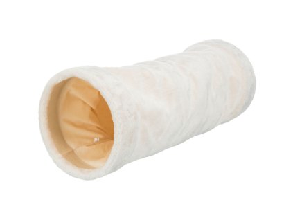 Đường hầm mèo bông 22/60cm, - màu be