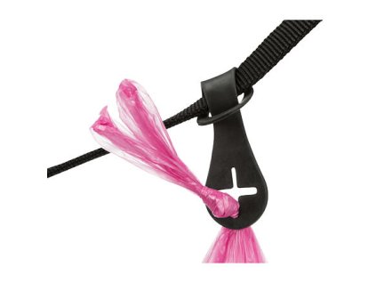 Dụng cụ đựng túi đựng phân, có dây buộc