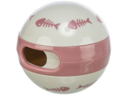 Treat ball with fish skeletons, for cats 6 cm