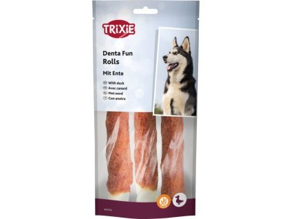 DentaFun stick tied with duck meat 3 pcs, 17 cm/140 g