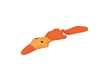 Floating orange duck with sound 50 cm