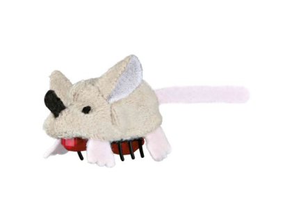 Plush battery-powered running mouse 5.5 cm (RP 0.90 CZK)