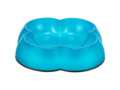 Miska plastikowa czterolistna koniczyna z gumą 0,25 l/14 cm