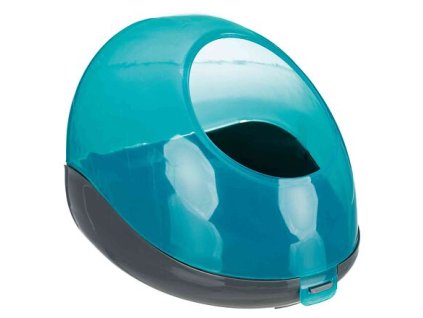 Kąpiel piaskowa dla szynszyli i odgazowywaczy 27 x 18 x 16 cm, srebrno-zielona