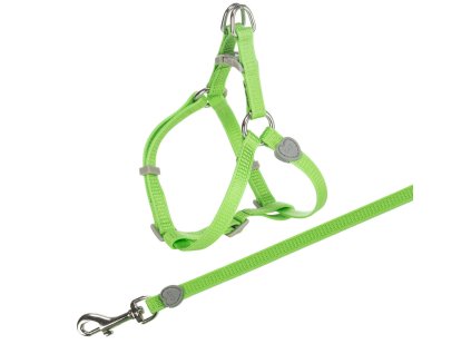 Nylonowe szelki dla kota ze smyczą 26-37cm/10mm, 1,20m