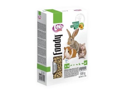 Thức ăn dạng hạt LOLO Foody cho chuột hộp 500g