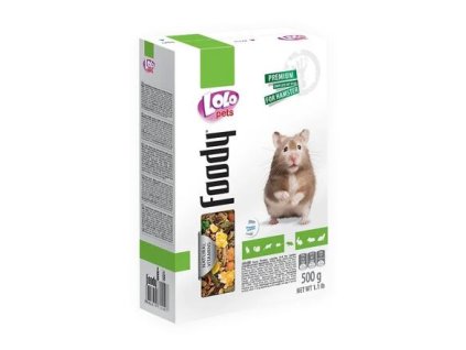 Thức ăn hỗn hợp LOLO Foody cho hamster hộp 500g