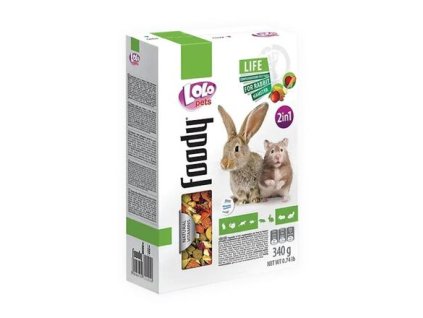 Thức ăn rau củ quả 2in1 LOLO Foody cho chuột 340 g