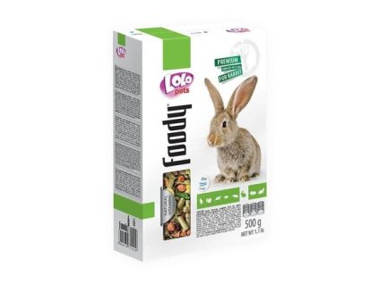 Thức ăn hỗn hợp cho thỏ LOLO Foody hộp 500 g