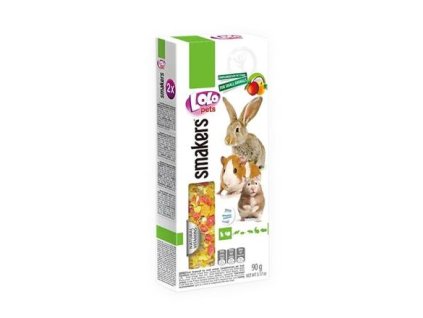 LOLO SMAKERS 2 klasy jablčné pre hlodavce 90 g
