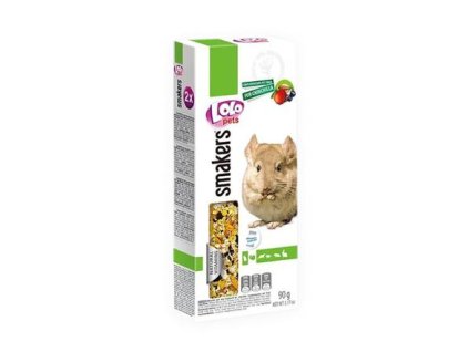 LOLO SMAKERS 2 ears with fruit and nuts for chinchillas 90 g