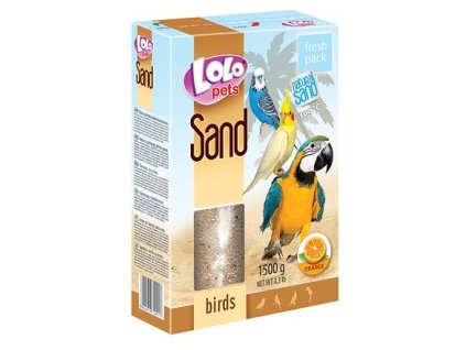 LOLOpets pomarańczowy piasek dla ptaków 1500 g