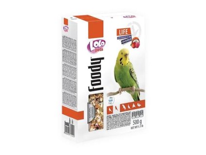 Thức ăn trái cây hoàn chỉnh LOLO Foody cho vẹt đuôi dài hộp 500 g