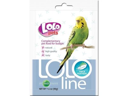 LOLOLINE Federperlen für Sittiche 20 g