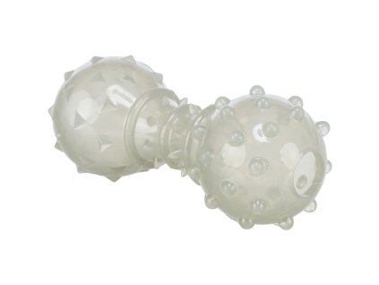 DOG ACTIVITY Hantel für Leckerlis aus thermoplastischem Gummi (TRP), 12 cm