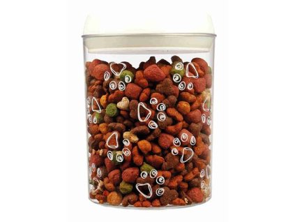 Hộp nhựa đựng thực phẩm và xử lý 1,5 l / ø 12 × 17,5 cm trong suốt