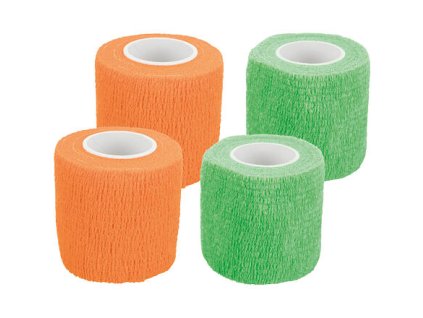 Self-retaining bandages with a bitter additive 5 cm/4.5 m (pack of 4)