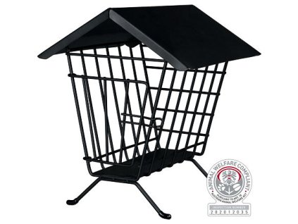 Freistehender Heufutterautomat, Metall 20 x 23 x 20 cm