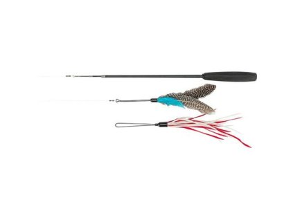 Cần câu kèm đồ chơi cho mèo 40-98 cm