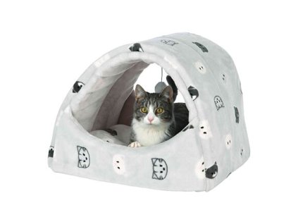 Búp bê nhồi bông MIMI có đồ chơi, màu xám đậm 42 x 35 x 35 cm