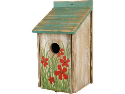 Nesting box for birds on a tree 15x28x14 cm