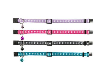 Vòng cổ mèo bằng nylon, co giãn, nhiều màu sắc