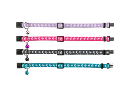 Vòng cổ mèo bằng nylon, co giãn, nhiều màu sắc